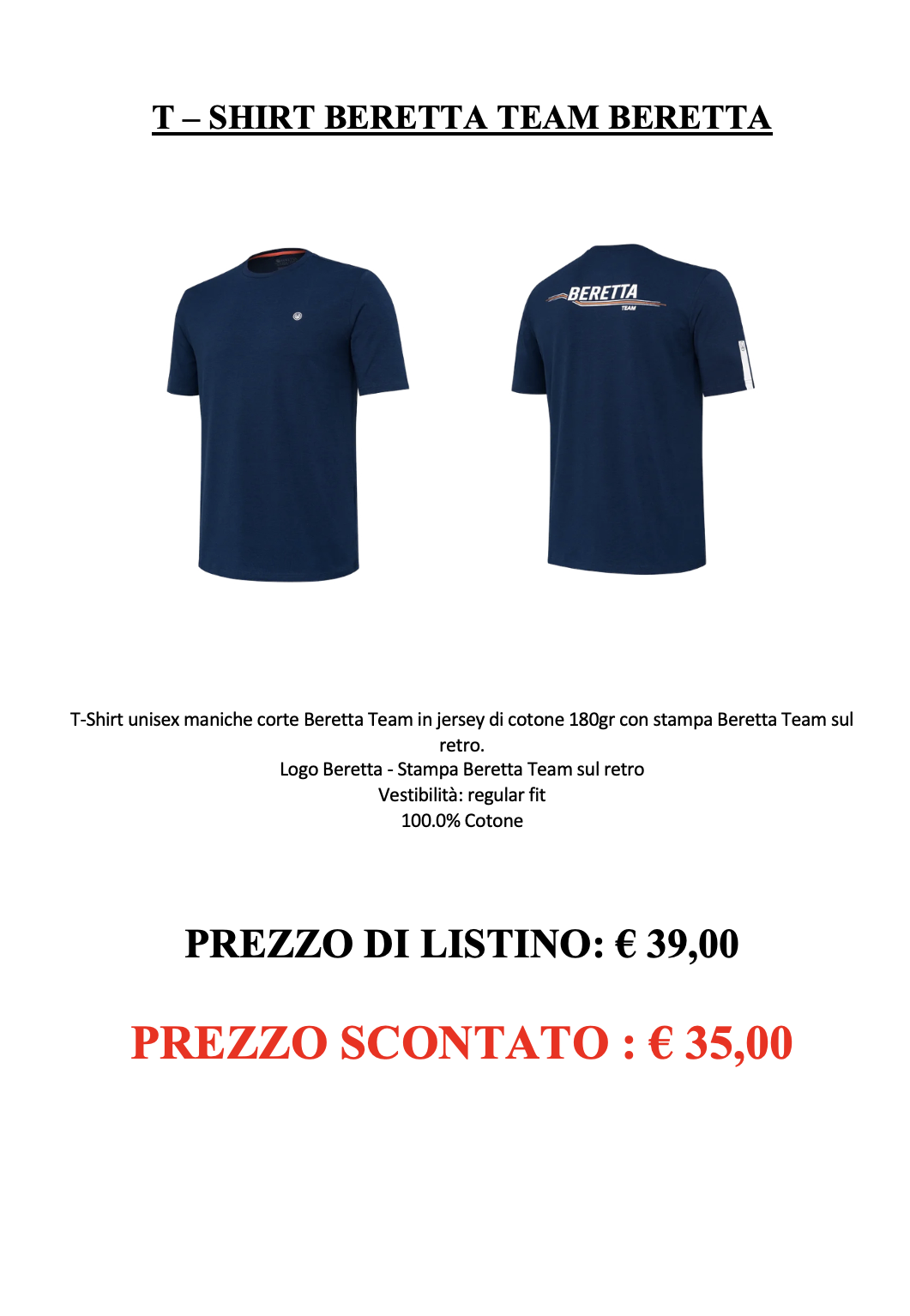 T-shirt Caccia Personalizzata Con Pallomba – Blu, Taglia M – 100% Poliestere Traspirante
