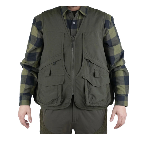Arovescio | Gilet maglia con bottoni verde - lemlò Arovescio | Gilet maglia con bottoni verde - lemlò