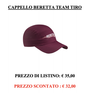 Beretta - Cappellino Beretta Team cordovan spirit